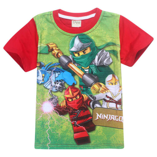 Boys T-shirts 2020 Summer Kids Ninjago T Shirts Cotton Top Tees Boys Girls tshirt Costume Boys Clothes Children Clothing 3-10y