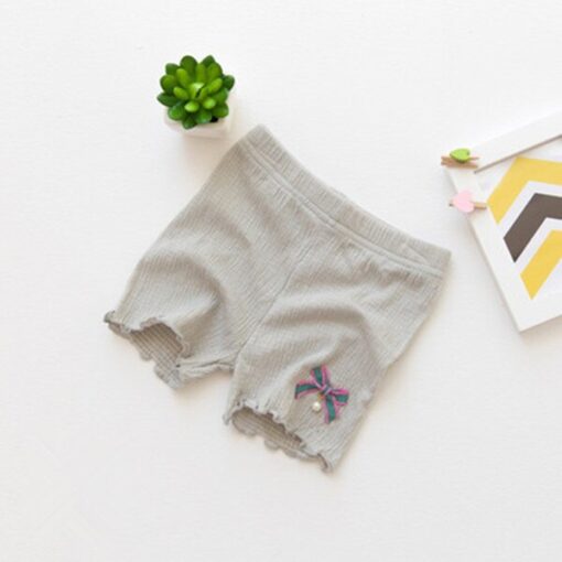 New Summer Girls Modaier Safety Shorts Children Cotton Rabbit Bowknot Pants Elegant Temperament Pants 3-9 Years Old Girls Shorts