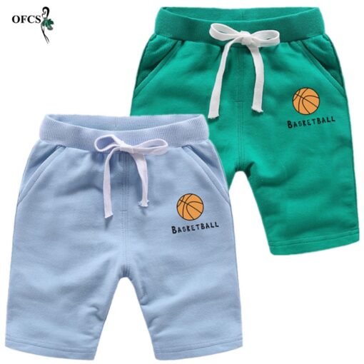 OFCS Baby Boys Shorts Trousers For Boy Girls Shorts Children's Cotton Sports Boys Beach Shorts Kids Boys Short Motion Pants 2-12