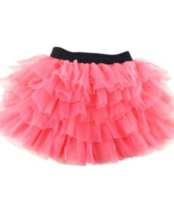 Wennikids Baby Girl Candy Color Half-length Tulle Tutu dance Skirt cute Solid Color Fashion pettiskrit 3-8 years