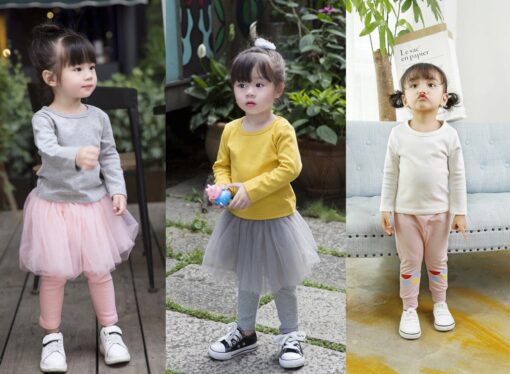 2020 Brand New Toddler Infant Child Kids Baby Boys Girls Cotton Warm Clothing T-shirt Tops Thermal underwear Brief Outwear 6M-5T