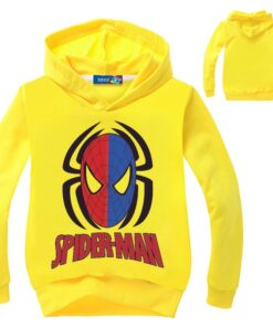 New 2019 hoodie base pink print hoodie for kids yellow boy/girl loose-fitting hoodie trend