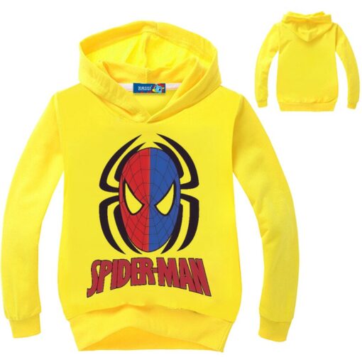 New 2019 hoodie base pink print hoodie for kids yellow boy/girl loose-fitting hoodie trend