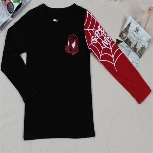 Hot sale New Kids Baby Girls Boys Popular Hero T-shirt long Sleeve kids Tops, cotton children's tops