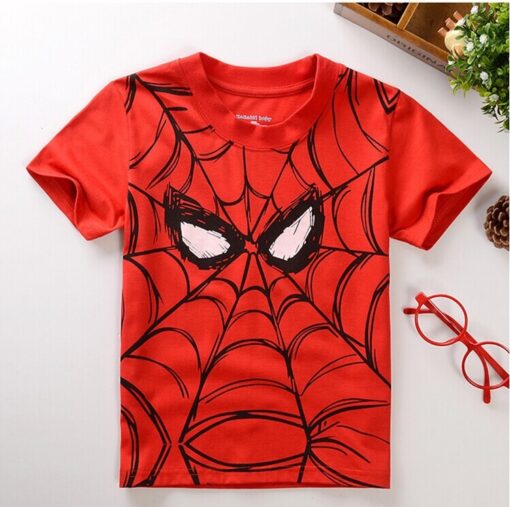 New children t shirts, Popular Hero Print Kids Baby Boy Tops Short Sleeve T-Shirt Summer Tee free shipping