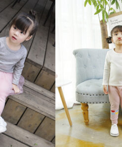 2020 Brand New Toddler Infant Child Kids Baby Boys Girls Cotton Warm Clothing T-shirt Tops Thermal underwear Brief Outwear 6M-5T