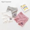 New Summer Girls Modaier Safety Shorts Children Cotton Rabbit Bowknot Pants Elegant Temperament Pants 3-9 Years Old Girls Shorts
