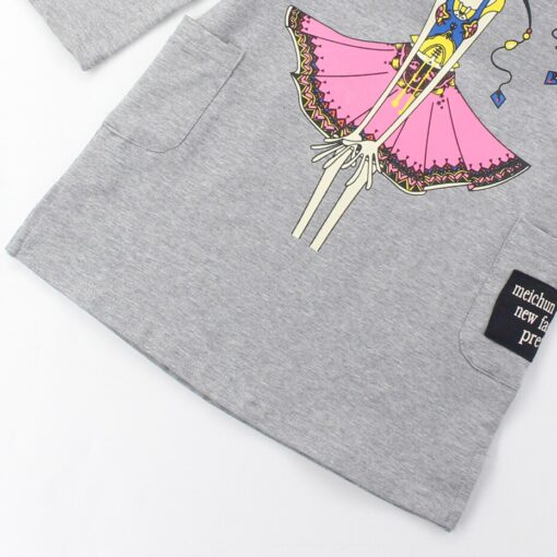 Girls Dresses Teenage Spring Party Dress For Girls 2020 Summer Long Sleeve Cartoon Kids Dress For Girls 6 8 10 12 Years