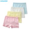 Cutyome 2-15 Yrs Baby Girls Solid Underwear 100% Cotton Lace Safety Boutique Underpanties * Children 2019 Hot Kids Briefs Shorts