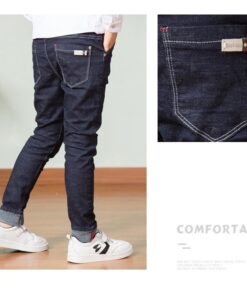 High Quality Autumn Spring Baby Jeans For Boys Pants Kids Clothes Cotton Casual Children Teenager Denim Trousers Boys Clothes