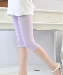 3-10years Girls Knee Length Kid Five Pants Candy Color Children Cropped Clothing Spring-Summer All-matches Bottoms Leggings