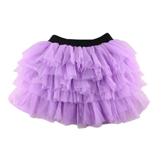 Wennikids Baby Girl Candy Color Half-length Tulle Tutu dance Skirt cute Solid Color Fashion pettiskrit 3-8 years