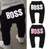 Baby Boys Girls Kids Harem Pants Toddler Kids Sweatpants Joggers Elastic Bottoms