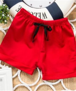 Cotton Baby Boy Shorts Solid Baby Shorts PP Pants Summer Thin Baby Boy Clothes Fashion Baby Girl Shorts