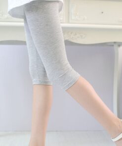 3-10years Girls Knee Length Kid Five Pants Candy Color Children Cropped Clothing Spring-Summer All-matches Bottoms Leggings