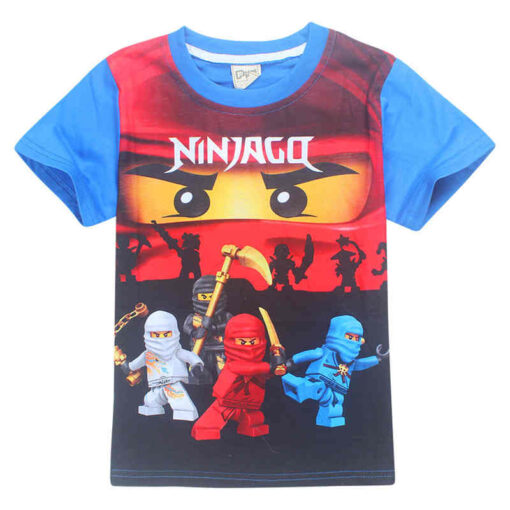 Boys T-shirts 2020 Summer Kids Ninjago T Shirts Cotton Top Tees Boys Girls tshirt Costume Boys Clothes Children Clothing 3-10y