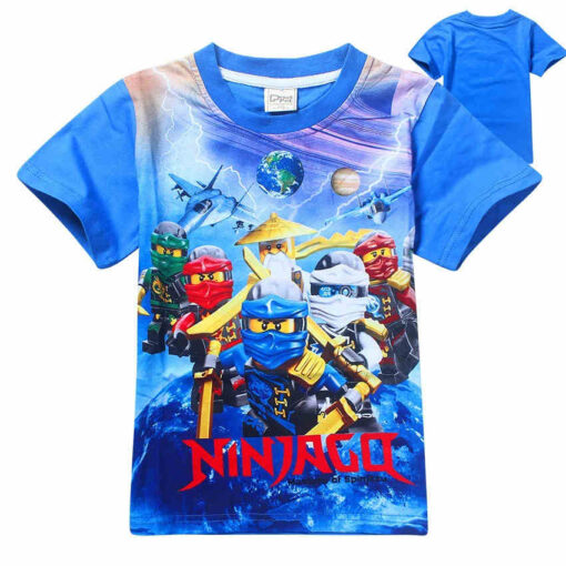 Boys T-shirts 2020 Summer Kids Ninjago T Shirts Cotton Top Tees Boys Girls tshirt Costume Boys Clothes Children Clothing 3-10y
