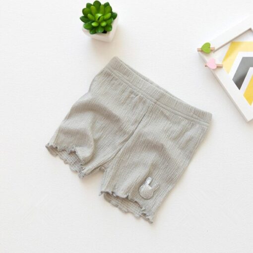New Summer Girls Modaier Safety Shorts Children Cotton Rabbit Bowknot Pants Elegant Temperament Pants 3-9 Years Old Girls Shorts