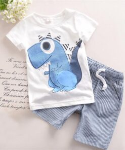 TANGUOANT Hot Sale Brand Boys Clothing Children Summer Boys Clothes Cartoon Kids Boy Clothing Set T-shit+Pants Cotton