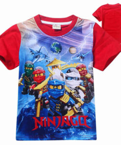 Boys T-shirts 2020 Summer Kids Ninjago T Shirts Cotton Top Tees Boys Girls tshirt Costume Boys Clothes Children Clothing 3-10y