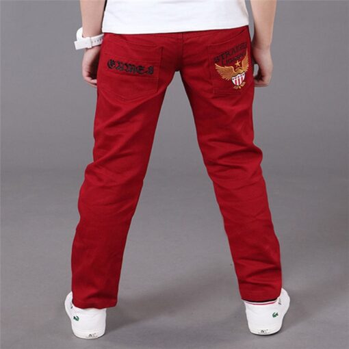 2019 Letters Kids Jeans for A Boys Trousers Casual Elastic Waist Pencil Pants for 4-16T Children's Jeans Pants Clothes Clothing