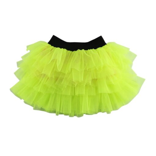 Wennikids Baby Girl Candy Color Half-length Tulle Tutu dance Skirt cute Solid Color Fashion pettiskrit 3-8 years