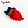 Adorable pleated tutu skirt children winter clothes warm cozy knitting bottoming skirt toddler baby girls clothing 2-6Yrs
