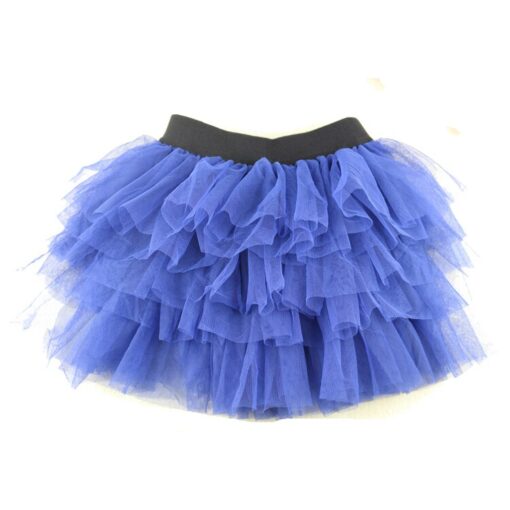 Wennikids Baby Girl Candy Color Half-length Tulle Tutu dance Skirt cute Solid Color Fashion pettiskrit 3-8 years