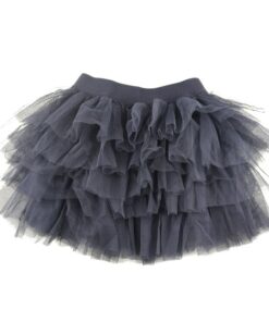 Wennikids Baby Girl Candy Color Half-length Tulle Tutu dance Skirt cute Solid Color Fashion pettiskrit 3-8 years
