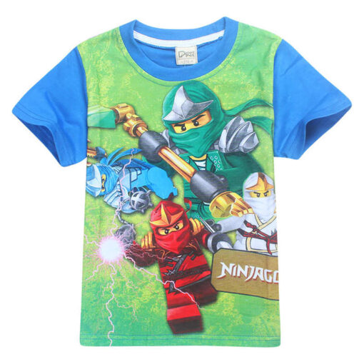 Boys T-shirts 2020 Summer Kids Ninjago T Shirts Cotton Top Tees Boys Girls tshirt Costume Boys Clothes Children Clothing 3-10y