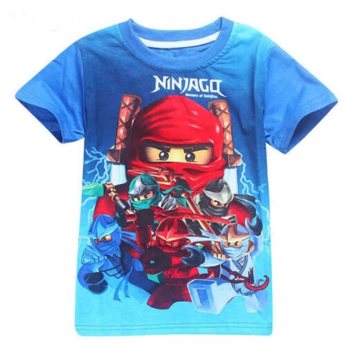 Boys T-shirts 2020 Summer Kids Ninjago T Shirts Cotton Top Tees Boys Girls tshirt Costume Boys Clothes Children Clothing 3-10y