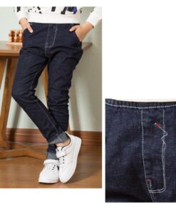 High Quality Autumn Spring Baby Jeans For Boys Pants Kids Clothes Cotton Casual Children Teenager Denim Trousers Boys Clothes