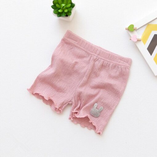 New Summer Girls Modaier Safety Shorts Children Cotton Rabbit Bowknot Pants Elegant Temperament Pants 3-9 Years Old Girls Shorts