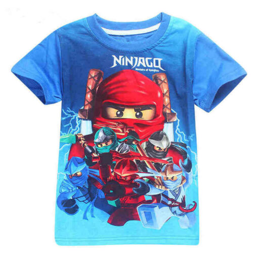 Boys T-shirts 2020 Summer Kids Ninjago T Shirts Cotton Top Tees Boys Girls tshirt Costume Boys Clothes Children Clothing 3-10y