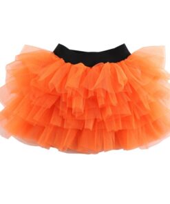 Wennikids Baby Girl Candy Color Half-length Tulle Tutu dance Skirt cute Solid Color Fashion pettiskrit 3-8 years