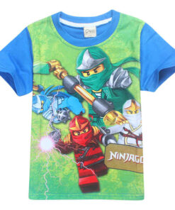 Boys T-shirts 2020 Summer Kids Ninjago T Shirts Cotton Top Tees Boys Girls tshirt Costume Boys Clothes Children Clothing 3-10y
