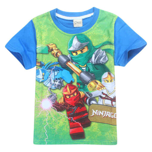Boys T-shirts 2020 Summer Kids Ninjago T Shirts Cotton Top Tees Boys Girls tshirt Costume Boys Clothes Children Clothing 3-10y