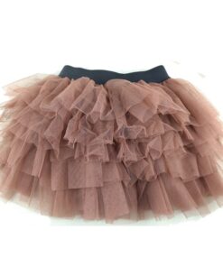 Wennikids Baby Girl Candy Color Half-length Tulle Tutu dance Skirt cute Solid Color Fashion pettiskrit 3-8 years