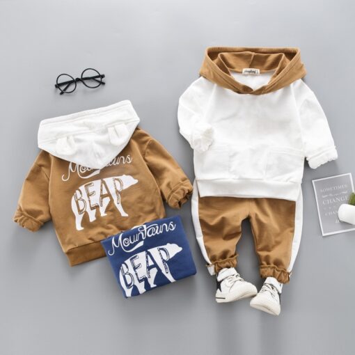 LZH Infant Clothing 2020 Autumn Winter Newborn Clothes For Baby Boys Clothes Set Hoodie+Pants 2pcs Outfit Kids Costume Baby Suit