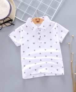 IENENS Kids Baby Boys T-shirt Clothes Clothing Summer Toddler Infant Boy Short Sleeve Tees Tops Cotton T Shirt 1 2 3 4 Years