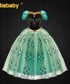 Infant Girl Christmas Dress Children's Party Anna Dress Carnival Costumes for Girls Disguise Child Elsa Anna Costume Elza Dress
