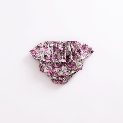 Summer Baby Girls Bloomers Newborn Diaper Cover Baby Pants with Ruffles 0-3 Years Girl Girl Shorts Bottoms Toddler Panties