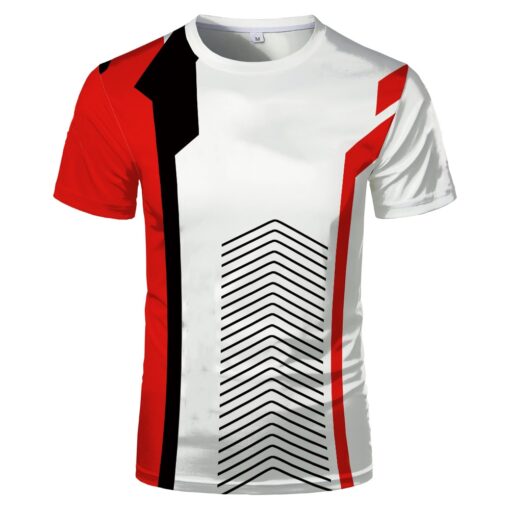 Popular Summer New Men's 3D Printing Comfortable Couple Short Sleeve T-Shirt For Women's Casual Personality Top