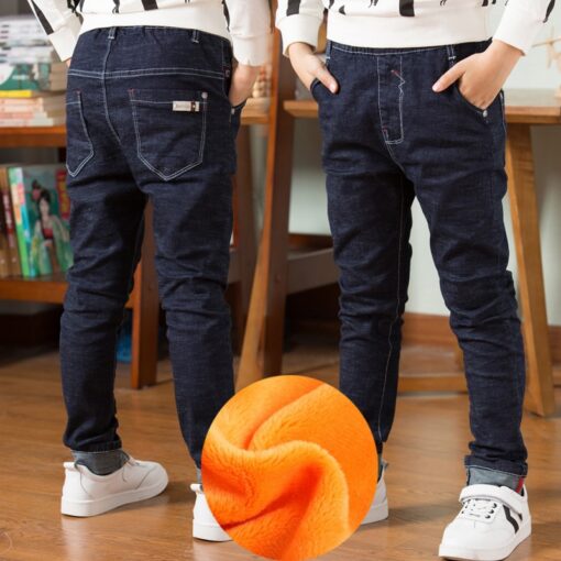 High Quality Autumn Spring Baby Jeans For Boys Pants Kids Clothes Cotton Casual Children Teenager Denim Trousers Boys Clothes