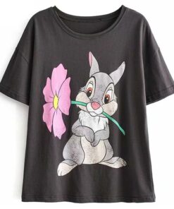 Disney Cartoon Cotton T-Shirt Women 2020 Summer Casual Mickey Mouse Daisy Duck Tshirt Women Vintage Streetwear Tee Tops T-Shirts