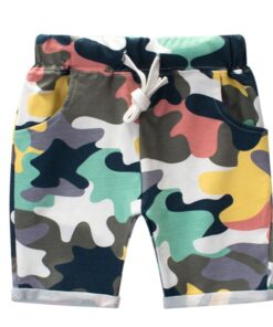 Summer Boys Camouflage Shorts Cotton Trousers Kids Beachwear Children Loose Sport Beach Shorts Sweatpants 2-7Y