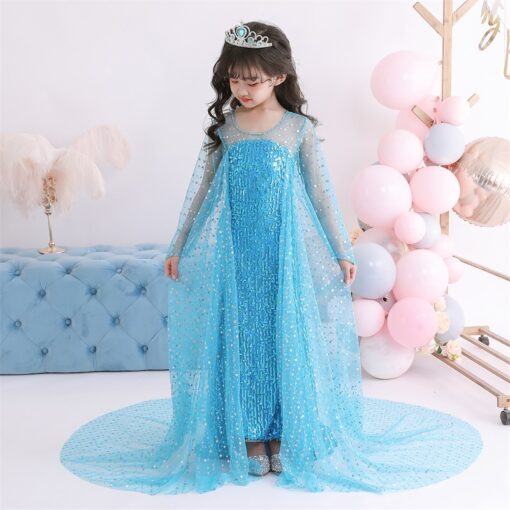Dress for Girls Kids Christmas Dress Halloween Cosplay Costume Children Birthday Party Clothing Girls Princess Costume
