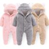Newest Russia Baby Costume Rompers Clothes Cold Winter Boy Girl Garment Thicken Warm Comfortable Pure Cotton Newborn Clothes