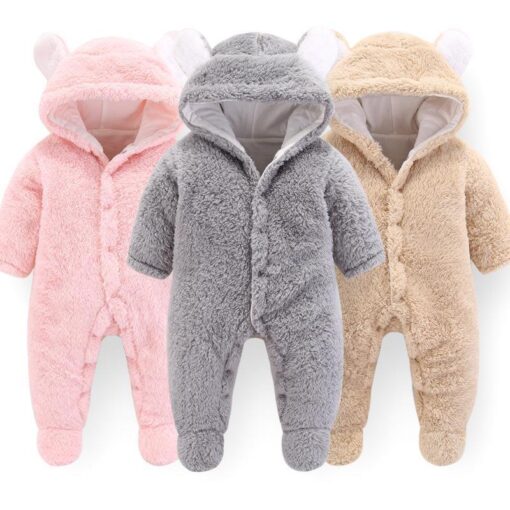 Newest Russia Baby Costume Rompers Clothes Cold Winter Boy Girl Garment Thicken Warm Comfortable Pure Cotton Newborn Clothes