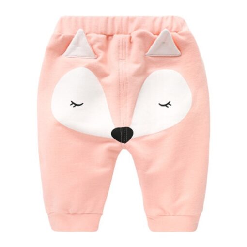 Boys Leggings Newborn Cartoon Pants Child Boy Girl Bottom Kids Girls Cute Harem Long Pants Loose Trouser Cotton Sweatpants 0-4Y